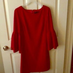 Adorable red dress. Size 6 by Laundry.